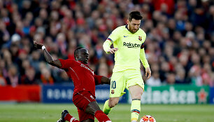 Sadio Mane ir Lionelis Messi