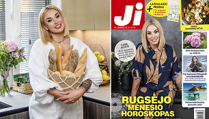 Ilona Juciūtė ir žurnalo JI Nr.35