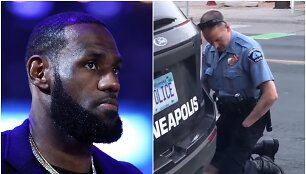 LeBronas Jamesas pasipiktino policijos veiksmais