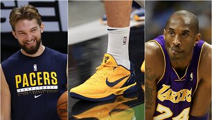 Domantas Sabonis pristatė specialaus leidimo Kobe Bryanto batus