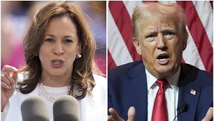 Kamala Harris ir Donaldas Trumpas