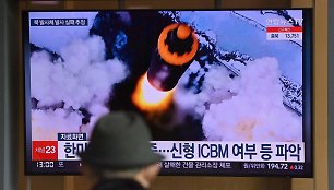 Seulas: Šiaurės Korėja išbandė balistinę raketą