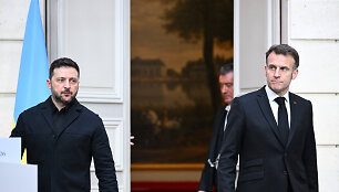 V. Zelenskis ir E. Macronas / Jeanne Accorsini/SIPA / Jeanne Accorsini/SIPA