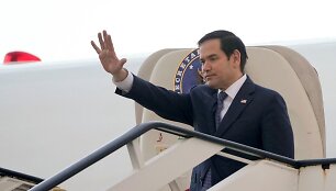 JAV valstybės sekretorius Marco Rubio / Mark Schiefelbein / via REUTERS