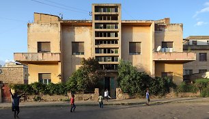 Modernistinės architektūros gyvenamasis pastatas Asmaroje