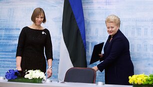 Kersti Kaljulaid ir Dalia Grybauskaitė
