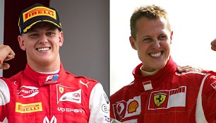 Michaelio Schumacherio sūnus Mickas lenktyniaus „Formulėje 1“: jau išsirinko numerį