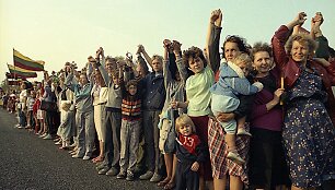 1989 m. rugpjūčio 23 d. &ndash; Baltijos kelias, Saločiai