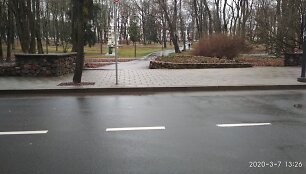 &Scaron;aligatviai Kauno Trakų gatvėje