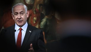 Izraelio ministras pirmininkas Benjaminas Netanyahu