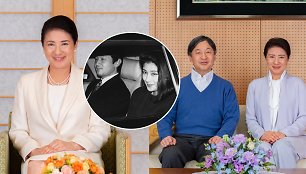 Japonijos imperatorius Naruhito su žmona Masako