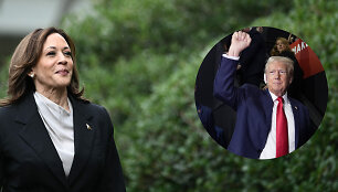 K.Harris ir D.Trumpas
