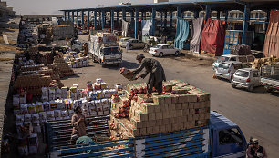 Granatų vaisių turgus Afganistane