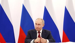 Vladimiras Putinas / Vyacheslav Prokofyev/Kremlin Poo / ZUMAPRESS.com