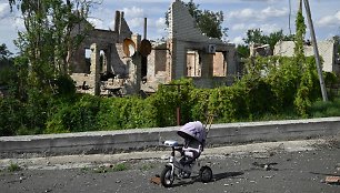 Rusija teigia užėmusi kaimą Rytų Ukrainoje / GENYA SAVILOV / AFP