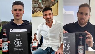 I&scaron; kairės: Kepa Arrizabalaga, Gianluigi Buffonas, Janas Oblakas