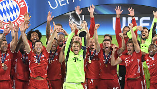 Miuncheno &bdquo;Bayern&ldquo; triumfavo UEFA Supertaurėje