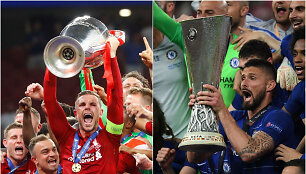 Anglijos futbolo milžinai kausis dėl UEFA Supertaurės