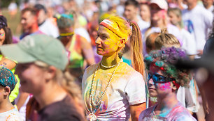 „The Color Run“ bėgimas Vingio parke