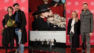 Filmo &bdquo;Geras gyvenimas&ldquo; premjeros akimirkos