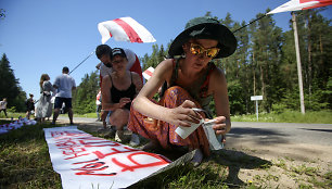 Baltarusių protestas pasienyje