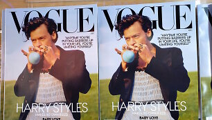 Harry Stylesas ant briti&scaron;kojo &bdquo;Vogue&ldquo; vir&scaron;elio