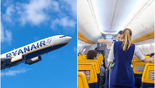 &bdquo;Ryanair&ldquo; lėktuve siautėjo girta keleivė.