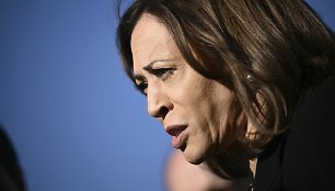 JAV demokratų kandidatė į prezidentus Kamala Harris / Brendan Smialowski / AP