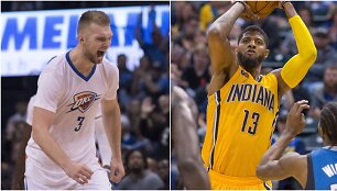 Domantas Sabonis ir Paulas George'as
