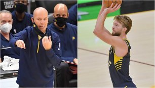 Nate'as Bjorkgrenas ir Domantas Sabonis