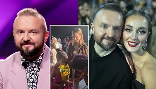 Stanislavas Stavickis-Stano su sužadėtine Beata