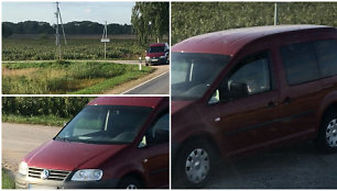 Nežymėtas policijos pareigūnų automobilis