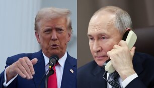 Donaldas Trumpas ir Vladimiras Putinas