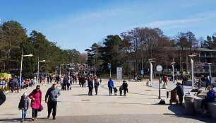 Palanga savaitgalį sulaukė kurorto išsiilgusių svečių