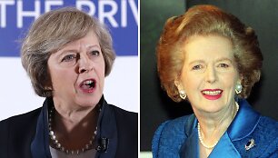 Theresa May ir Margaret Thatcher
