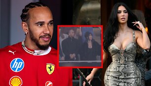 Kim Kardashian ir Lewisas Hamiltonas