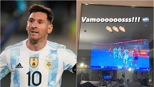 Lionelis Messi stebi Lietuvoje vykstantį pasaulio čempionatą