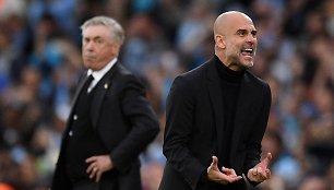 Carlo Ancelotti ir Pepas Guardiola