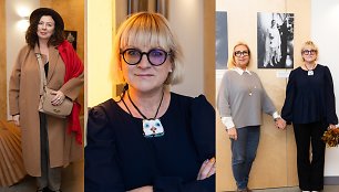 Greta Skaraitienė ir jos parodos svečiai