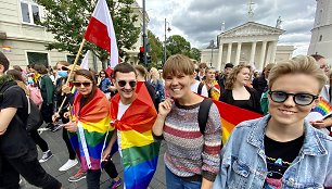 Vilniuje rengiamos LGBT eitynės už lygybę