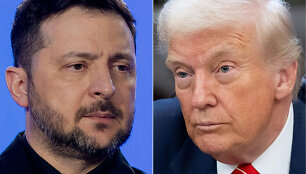 Volodymyras Zelenskis, Donaldas Trumpas / AFP