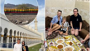Dovilė su &scaron;eima JAE gyvena jau trejus metus, tiek pat laiko ten sutinka Vasario 16-ąją ir Ramadaną