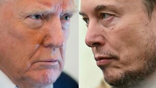 Donaldas Trumpas ir Elonas Muskas
