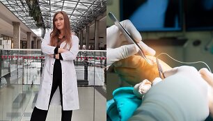 Ortopedijos traumatologijos gydytoja rezidentė Karolina Sta&scaron;kevičiūtė 