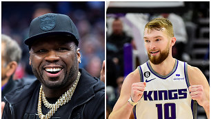 „50 Cent“ ir Domantas Sabonis