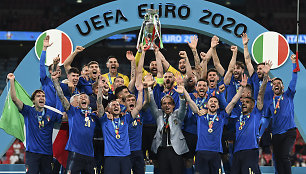 Europos čempionai Italijos futbolininkai