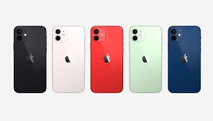 &bdquo;iPhone 12&ldquo; spalvų paletė
