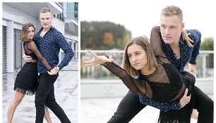 Ieva Riep&scaron;aitė ir Justinas Mejeris