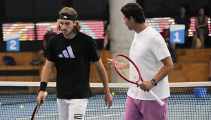 Stefanos Tsitsipas ir Markas Philippoussis