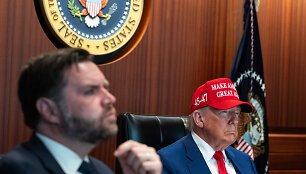 Donaldas Trumpas stebi JAV smūgius Irane